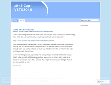 Tablet Screenshot of minicapvsts2010.wordpress.com