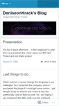 Mobile Screenshot of deniseonkrack.wordpress.com