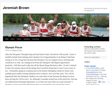 Tablet Screenshot of jeremiahbrown.wordpress.com