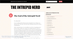 Desktop Screenshot of intrepidbrytani.wordpress.com