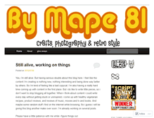 Tablet Screenshot of bymape81.wordpress.com
