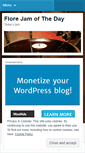 Mobile Screenshot of fiorejamoftheday.wordpress.com