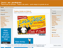Tablet Screenshot of jazzaspampas.wordpress.com