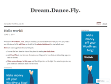 Tablet Screenshot of calliesdreams.wordpress.com