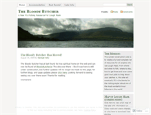 Tablet Screenshot of bloodybutcher.wordpress.com