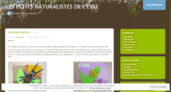 Desktop Screenshot of lespetitsnaturalistes.wordpress.com