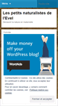 Mobile Screenshot of lespetitsnaturalistes.wordpress.com