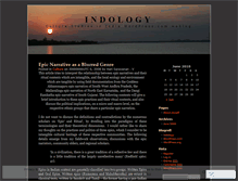 Tablet Screenshot of indologyandbeliefsystems.wordpress.com