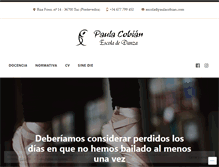Tablet Screenshot of paulacobian.wordpress.com