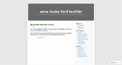 Desktop Screenshot of alftextiles.wordpress.com