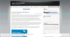 Desktop Screenshot of infosports.wordpress.com