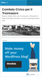 Mobile Screenshot of comitatocivicoperiltrasmazaro.wordpress.com