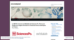 Desktop Screenshot of encreetpixel.wordpress.com
