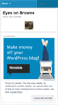 Mobile Screenshot of eyesonbrowne.wordpress.com
