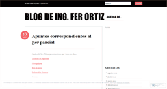 Desktop Screenshot of iscortiz.wordpress.com