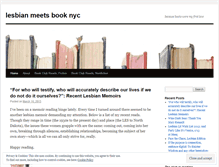 Tablet Screenshot of lesbianmeetsbooknyc.wordpress.com