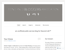 Tablet Screenshot of concernedbloggers.wordpress.com