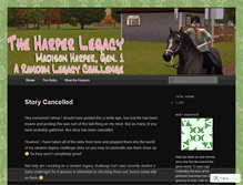 Tablet Screenshot of harperlegacy.wordpress.com