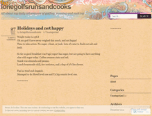 Tablet Screenshot of loriegolfsrunsandcoks.wordpress.com