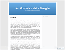 Tablet Screenshot of iamanalcoholic.wordpress.com
