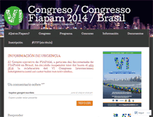 Tablet Screenshot of congresofiapam.wordpress.com