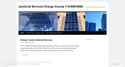 Desktop Screenshot of janitorialserviceirvine.wordpress.com