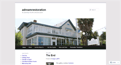 Desktop Screenshot of adreamrestoration.wordpress.com