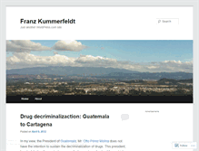 Tablet Screenshot of franzkummerfeldt.wordpress.com