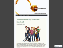 Tablet Screenshot of creativetaboo.wordpress.com