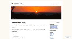Desktop Screenshot of csharpdotnerd.wordpress.com