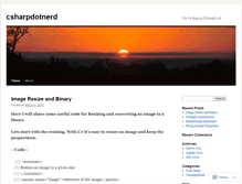 Tablet Screenshot of csharpdotnerd.wordpress.com