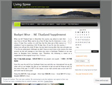 Tablet Screenshot of livingspree.wordpress.com