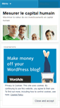 Mobile Screenshot of mesurerlecapitalhumain.wordpress.com