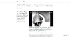 Desktop Screenshot of cctvsecuritycamerasobjectives.wordpress.com