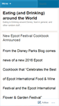Mobile Screenshot of eatingaroundwdw.wordpress.com
