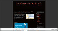 Desktop Screenshot of glowong.wordpress.com