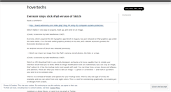Desktop Screenshot of hovertechs.wordpress.com