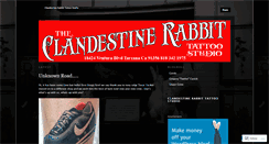 Desktop Screenshot of clandestinerabbit.wordpress.com