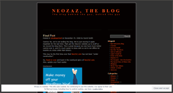 Desktop Screenshot of neozaz.wordpress.com