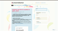Desktop Screenshot of amarredeamor.wordpress.com