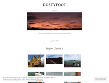 Tablet Screenshot of dustyfootdotorg.wordpress.com