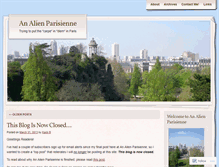 Tablet Screenshot of analienparisienne.wordpress.com