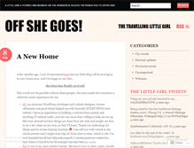 Tablet Screenshot of littlegirlgoesplaces.wordpress.com