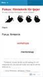 Mobile Screenshot of fokusfilmteknik.wordpress.com
