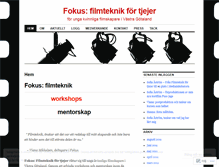 Tablet Screenshot of fokusfilmteknik.wordpress.com