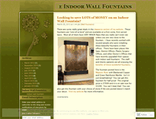 Tablet Screenshot of eindoorwallfountains.wordpress.com