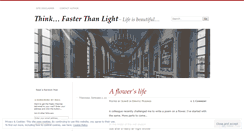 Desktop Screenshot of fasterthanlight.wordpress.com