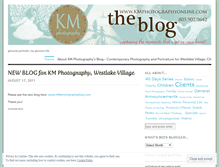 Tablet Screenshot of kmphotog.wordpress.com