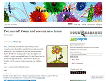 Tablet Screenshot of marisworld.wordpress.com