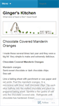 Mobile Screenshot of gingerskitchen.wordpress.com